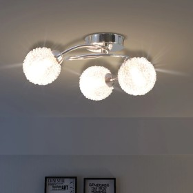 Lámpara de techo con 3 bombillas LED G9 120 W de , Apliques de techo - Ref: Foro24-50487, Precio: 45,62 €, Descuento: %