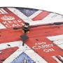 Vintage wall clock with flowers UK 30 cm by , Wall clocks - Ref: Foro24-50627, Price: 17,36 €, Discount: %