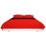 Quilted reversible bedspread 220x240 cm red and black by , Bedspreads and duvets - Ref: Foro24-131553, Price: 32,43 €, Discou...