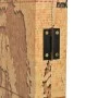 Folding room divider 160x170 cm world map yellow by , Room dividers - Ref: Foro24-245878, Price: 95,70 €, Discount: %