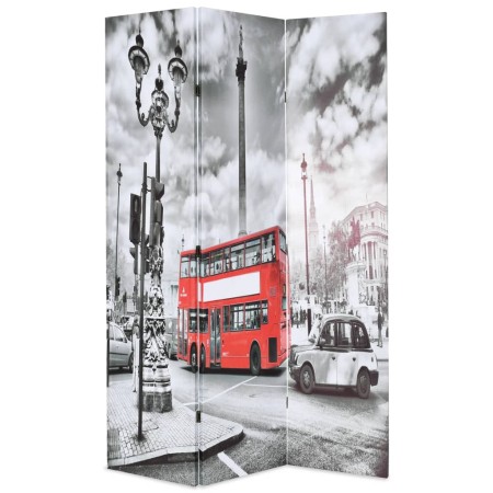 Faltenteiler, faltbar, 120x170 cm, Londoner Bus, schwarz-weiß. von , Raumteiler - Ref: Foro24-245873, Preis: 79,70 €, Rabatt: %