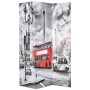 Faltenteiler, faltbar, 120x170 cm, Londoner Bus, schwarz-weiß. von , Raumteiler - Ref: Foro24-245873, Preis: 79,70 €, Rabatt: %