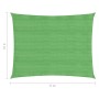 Klare grüne HDPE-Segelmarkise 160 g/m² 5x6 m von , Sonnenschirme - Ref: Foro24-311301, Preis: 63,66 €, Rabatt: %