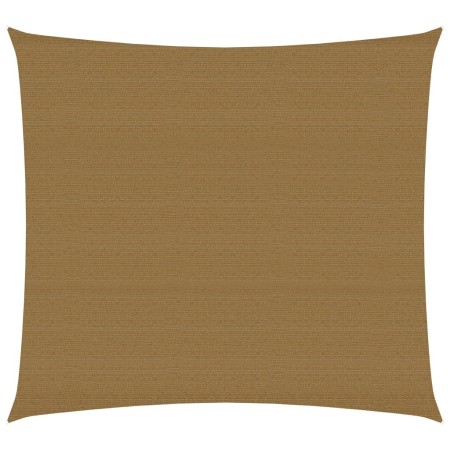 Taupe grey HDPE sail shade 160 g/m² 2.5x2.5 m by , Umbrellas - Ref: Foro24-311383, Price: 28,77 €, Discount: %