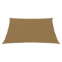 Taupe grey HDPE sail shade 160 g/m² 2.5x3 m by , Umbrellas - Ref: Foro24-311397, Price: 26,23 €, Discount: %