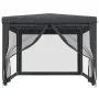 Party tent with 4 walls made of anthracite grey HDPE mesh, 3x4 m. by , Tents and gazebos - Ref: Foro24-319234, Price: 101,60 ...