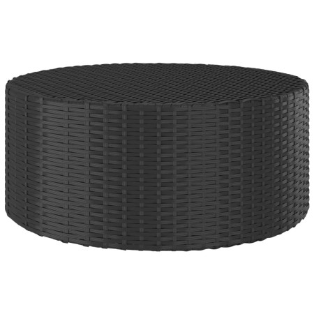 Schwarzer Couchtisch aus synthetischem Rattan 68x68x30 cm von vidaXL, Gartentische - Ref: Foro24-310467, Preis: 90,05 €, Raba...