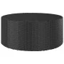 Black synthetic rattan coffee table 68x68x30 cm by vidaXL, Garden tables - Ref: Foro24-310467, Price: 88,91 €, Discount: %