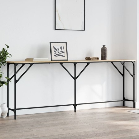Konsole aus Sonoma-Eichen-Ingenieurholz 200x29x75 cm von , Seitentische - Ref: Foro24-837778, Preis: 60,60 €, Rabatt: %
