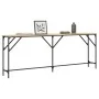 Sonoma oak engineered wood console table 200x29x75 cm by , Side tables - Ref: Foro24-837778, Price: 59,88 €, Discount: %