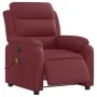 Sillón de masaje reclinable eléctrico tela rojo tinto de , Sillones - Ref: Foro24-3204971, Precio: 315,07 €, Descuento: %