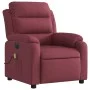Sillón de masaje reclinable eléctrico tela rojo tinto de , Sillones - Ref: Foro24-3204971, Precio: 315,07 €, Descuento: %