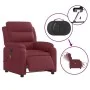 Sillón de masaje reclinable eléctrico tela rojo tinto de , Sillones - Ref: Foro24-3204971, Precio: 315,07 €, Descuento: %