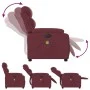 Sillón de masaje reclinable eléctrico tela rojo tinto de , Sillones - Ref: Foro24-3204971, Precio: 315,07 €, Descuento: %
