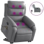 Elektrischer Aufsteh-Massagesessel aus grauem Kunstleder von , Sessel - Ref: Foro24-3205066, Preis: 335,38 €, Rabatt: %