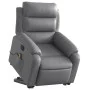Sillón de masaje elevable eléctrico cuero sintético gris de , Sillones - Ref: Foro24-3205066, Precio: 357,94 €, Descuento: %