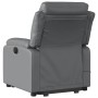 Elektrischer Aufsteh-Massagesessel aus grauem Kunstleder von , Sessel - Ref: Foro24-3205066, Preis: 335,38 €, Rabatt: %
