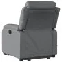 Sillón de masaje elevable eléctrico cuero sintético gris de , Sillones - Ref: Foro24-3205066, Precio: 357,94 €, Descuento: %