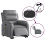 Elektrischer Aufsteh-Massagesessel aus grauem Kunstleder von , Sessel - Ref: Foro24-3205066, Preis: 335,38 €, Rabatt: %