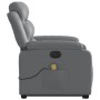 Elektrischer Aufsteh-Massagesessel aus grauem Kunstleder von , Sessel - Ref: Foro24-3205066, Preis: 335,38 €, Rabatt: %