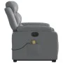 Elektrischer Aufsteh-Massagesessel aus grauem Kunstleder von , Sessel - Ref: Foro24-3205066, Preis: 351,84 €, Rabatt: %