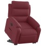 Sillón eléctrico reclinable elevable de tela rojo tinto de , Sillones - Ref: Foro24-3205007, Precio: 344,62 €, Descuento: %