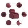 Electric reclining and lift fabric armchair in burgundy red. by , Armchairs - Ref: Foro24-3205007, Price: 370,22 €, Discount: %