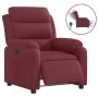 Electric reclining armchair in burgundy fabric by , Armchairs - Ref: Foro24-3204959, Price: 288,65 €, Discount: %
