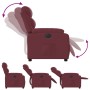 Elektrischer Relaxsessel aus rotem Stoff von , Sessel - Ref: Foro24-3204959, Preis: 282,78 €, Rabatt: %