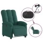 Dark green electric reclining armchair in fabric. by , Armchairs - Ref: Foro24-3204074, Price: 230,73 €, Discount: %