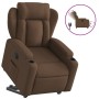 Sillón eléctrico reclinable elevable de tela marrón de , Sillones - Ref: Foro24-3204510, Precio: 319,27 €, Descuento: %