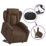 Sillón eléctrico reclinable elevable de tela marrón de , Sillones - Ref: Foro24-3204510, Precio: 332,65 €, Descuento: %