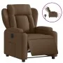 Sillón reclinable eléctrico de tela marrón de , Sillones - Ref: Foro24-3204462, Precio: 249,47 €, Descuento: %
