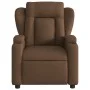Sillón reclinable eléctrico de tela marrón de , Sillones - Ref: Foro24-3204462, Precio: 249,47 €, Descuento: %