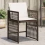Gartenstühle mit Kissen, 4 Stück, aus braunem Kunst-Rattan. von , Gartenstühle - Ref: Foro24-365037, Preis: 206,44 €, Rabatt: %