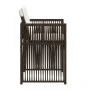 Garden chairs with cushions, 4 units, synthetic brown rattan by , Garden chairs - Ref: Foro24-365037, Price: 202,60 €, Discou...