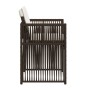 Gartenstühle mit Kissen, 4 Stück, aus braunem Kunst-Rattan. von , Gartenstühle - Ref: Foro24-365037, Preis: 206,44 €, Rabatt: %