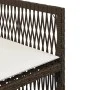 Garden chairs with cushions, 4 units, synthetic brown rattan by , Garden chairs - Ref: Foro24-365037, Price: 202,60 €, Discou...