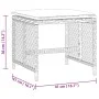 Gartenhocker mit Kissen, 4 Stück, PE-Rattan, Schwarz, 41x41x36cm. von , Hocker für den Außenbereich - Ref: Foro24-365049, Pre...