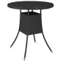 Synthetic black rattan garden table 70x70x73 cm by vidaXL, Garden tables - Ref: Foro24-310465, Price: 89,83 €, Discount: %