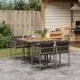 5-piece garden dining set with gray synthetic rattan cushions by , Garden sets - Ref: Foro24-3211442, Price: 321,76 €, Discou...