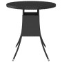 Synthetic black rattan garden table 70x70x73 cm by vidaXL, Garden tables - Ref: Foro24-310465, Price: 95,28 €, Discount: %