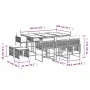 11-piece garden dining set with black synthetic rattan cushions by , Garden sets - Ref: Foro24-3211507, Price: 509,47 €, Disc...