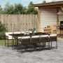 Set comedor para jardín 9 pzas y cojines ratán sintético marrón de , Conjuntos de jardín - Ref: Foro24-3211461, Precio: 582,0...
