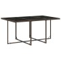 Garten-Essgruppe, 7-teilig, mit braunen Polstern aus synthetischem Rattan. von , Gartensets - Ref: Foro24-3211629, Preis: 414...