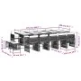 Garden dining set with 15-piece black synthetic rattan cushions. by , Garden sets - Ref: Foro24-3211710, Price: 923,79 €, Dis...