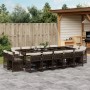 Garden dining set with 15-piece synthetic brown rattan cushions by , Garden sets - Ref: Foro24-3211773, Price: 961,12 €, Disc...