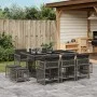 11-piece garden dining set with gray synthetic rattan cushions by , Garden sets - Ref: Foro24-3211688, Price: 553,47 €, Disco...