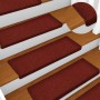 Felpudos autoadhesivos para escaleras, 15 unidades, 65 x 21 x 4