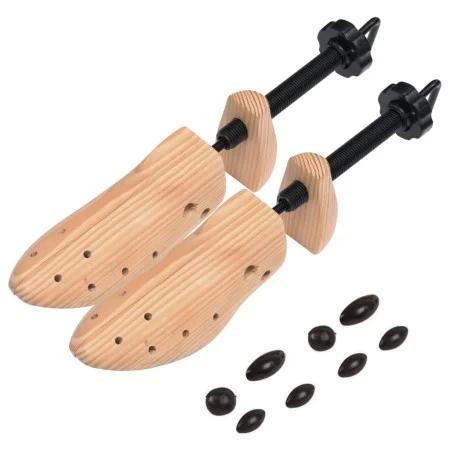 Solid pine wood shoe lasts number 41-46 by vidaXL, Shoe lasts and stretchers - Ref: Foro24-30171, Price: 19,00 €, Discount: %